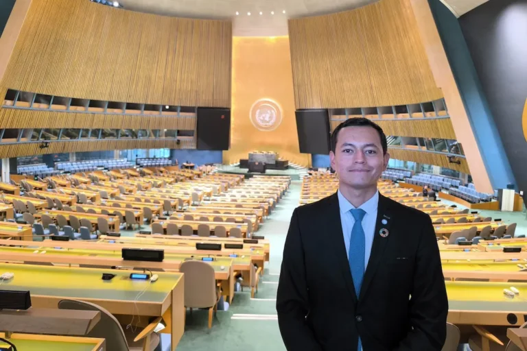 Participa estudiante BUAP en foro mundial de la ONU