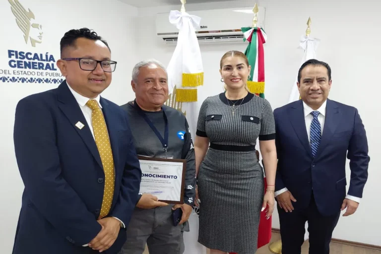 CAETO recibe reconocimiento de la Fiscalía General del estado