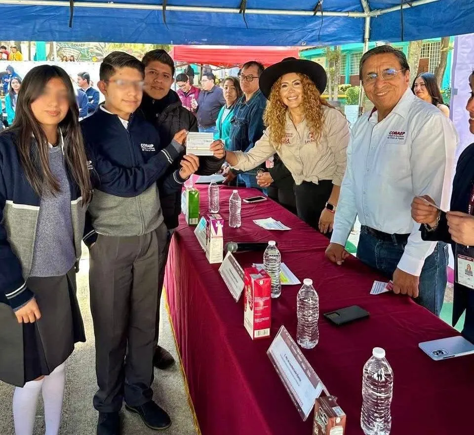 Fortalece leche para el bienestar nutrición de juventudes en todos planteles del colegio de bachilleres de puebla