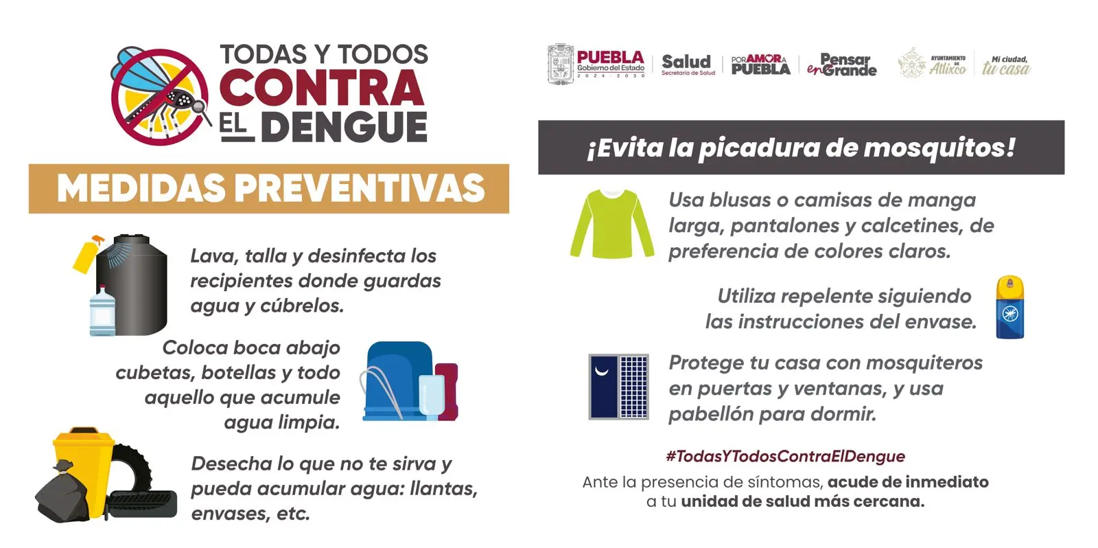 Ariadna Ayala Da Banderazo A Campaña Nacional Contra Dengue Y Chikungunya En Atlixco