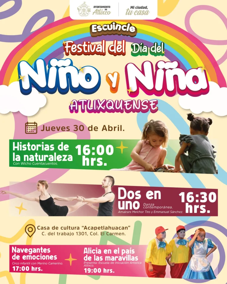 ARTE, CULTURA E IMAGINACIÓN: ARIADNA AYALA FESTEJA A LA NIÑEZ ATLIXQUENSE