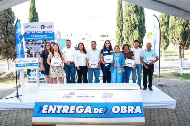 Más deporte y convivencia para las familias: Lupita Cuautle entrega rehabilitación de Unidad Deportiva