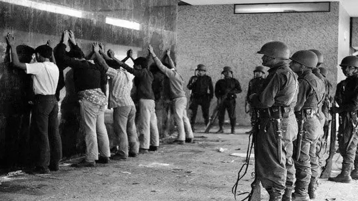 Imagenes reales del 2 de octubre de 1968
