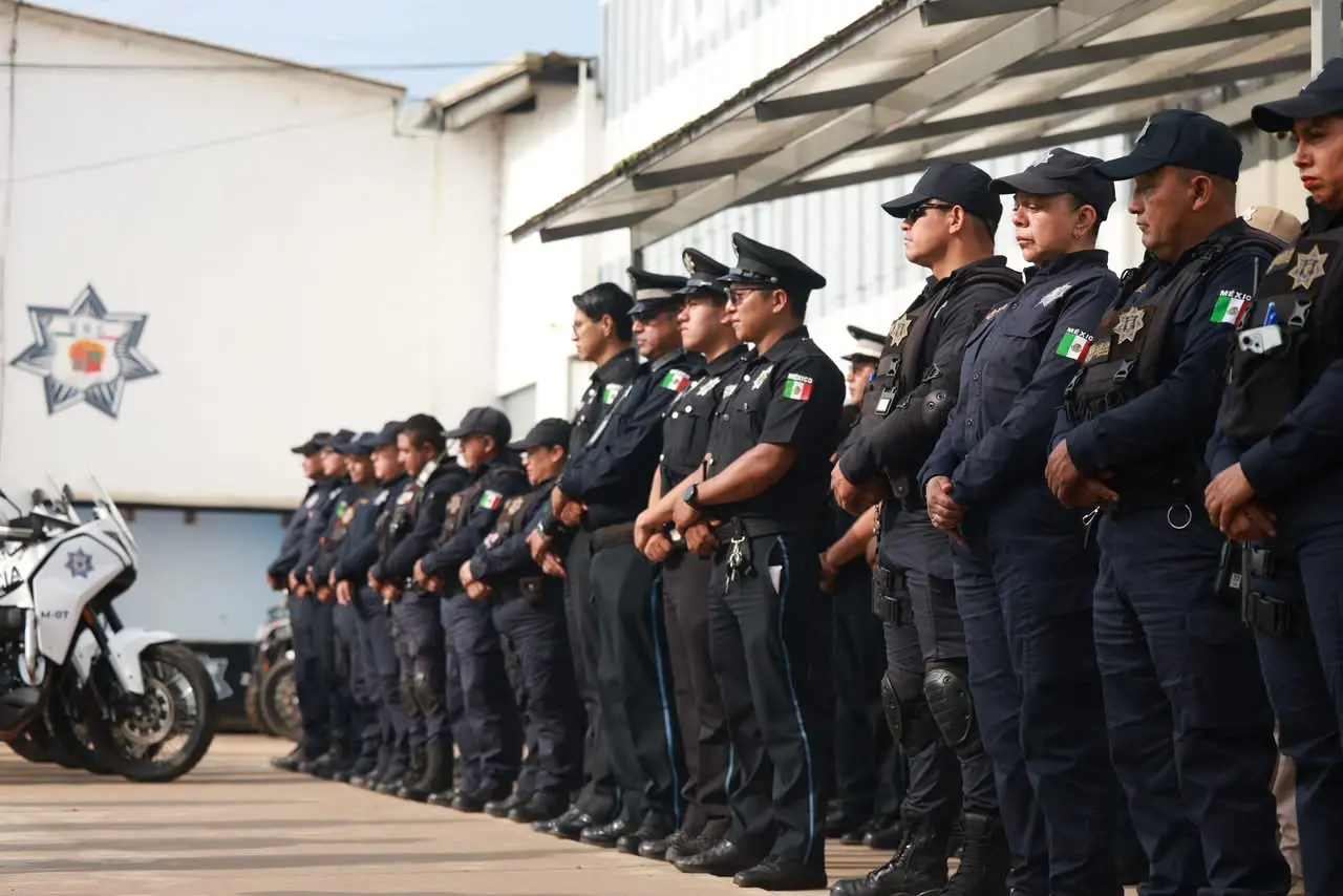 Reconoce Gobierno de Zacatlán a 19 policías por su entrega y acciones destacadas
