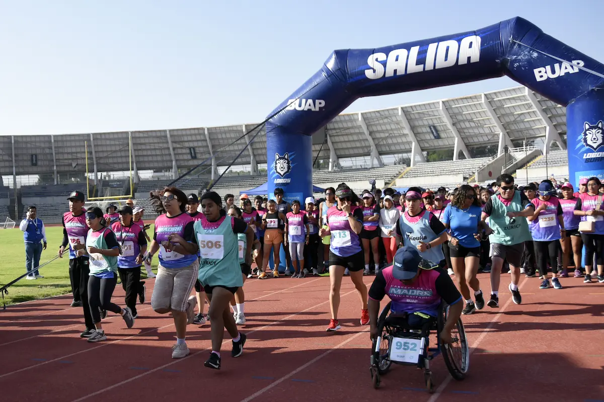Realiza BUAP cuarta edición de la Carrera de la Madre Universitaria