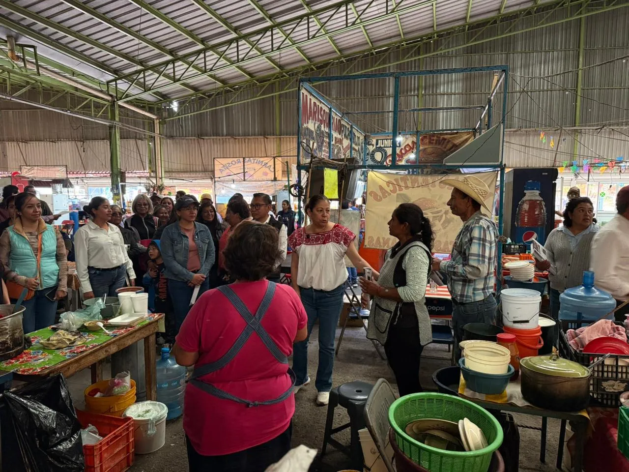 Impulsa Laura Artemisa obra social en San Francisco Totimehuacan