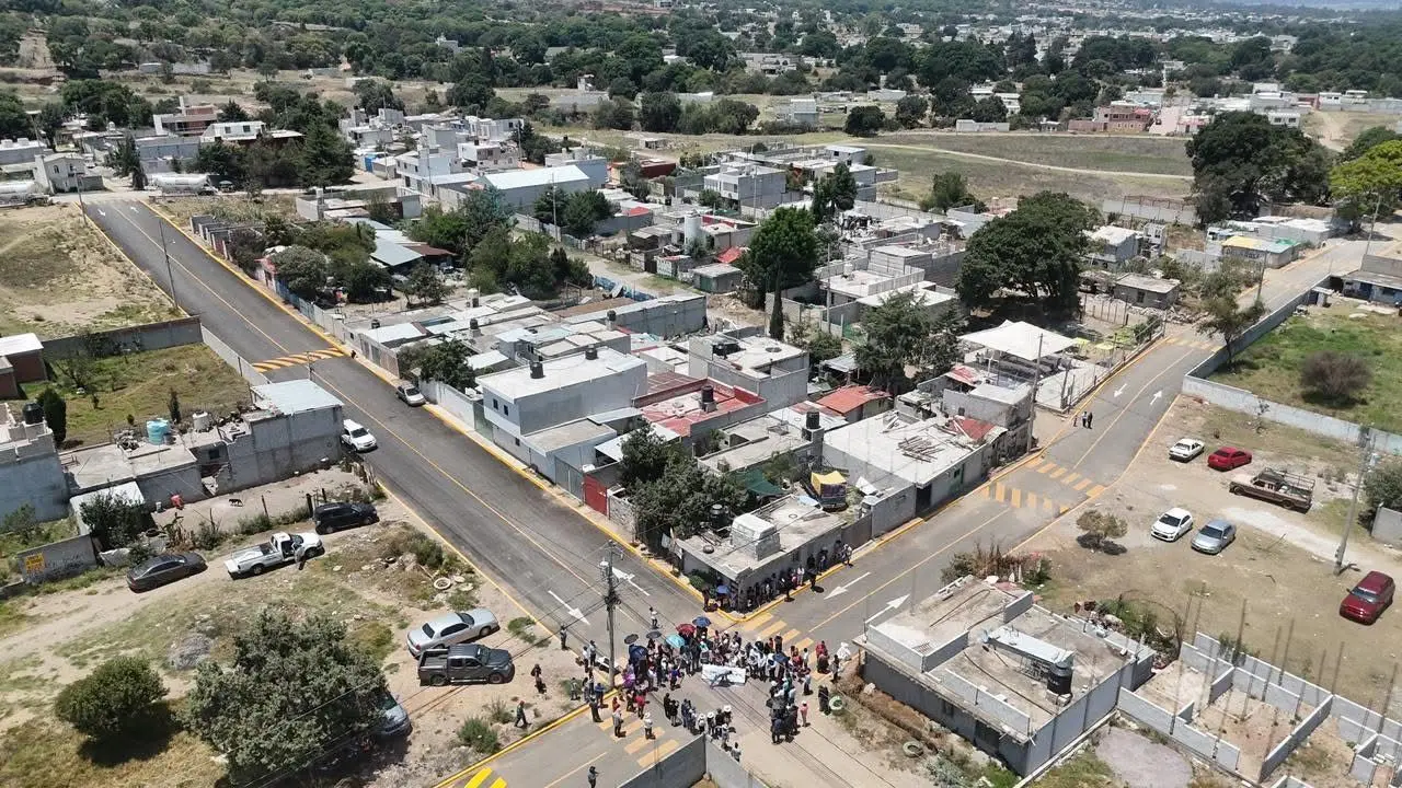 Severiano de la Rosa continúa entregando Obras en beneficio de Amozoc