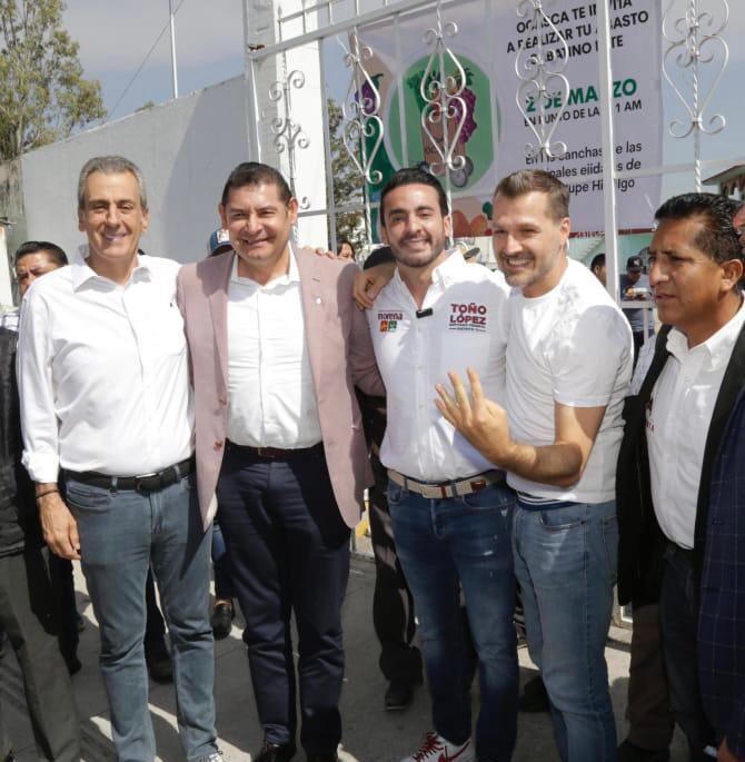 Toño López reconoce el liderazgo de Armenta en el inicio de su campaña