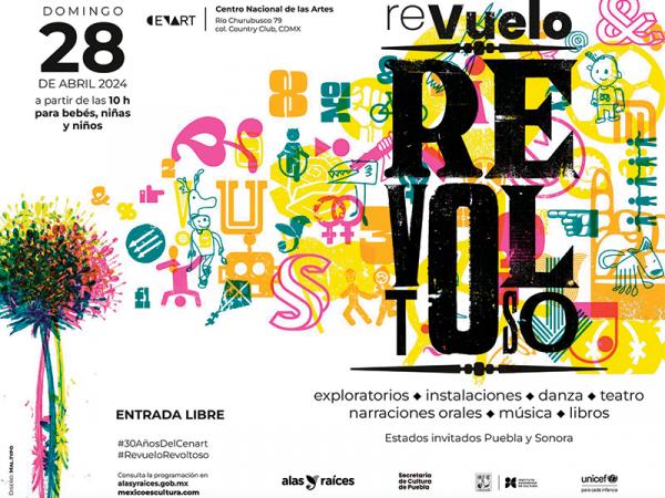 Participará Puebla en Festival “ReVuelo Revoltoso” de CDMX