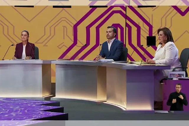 Primer debate presidencial: Claudia Sheinbaum, Xóchitl Gálvez y Jorge Máynez