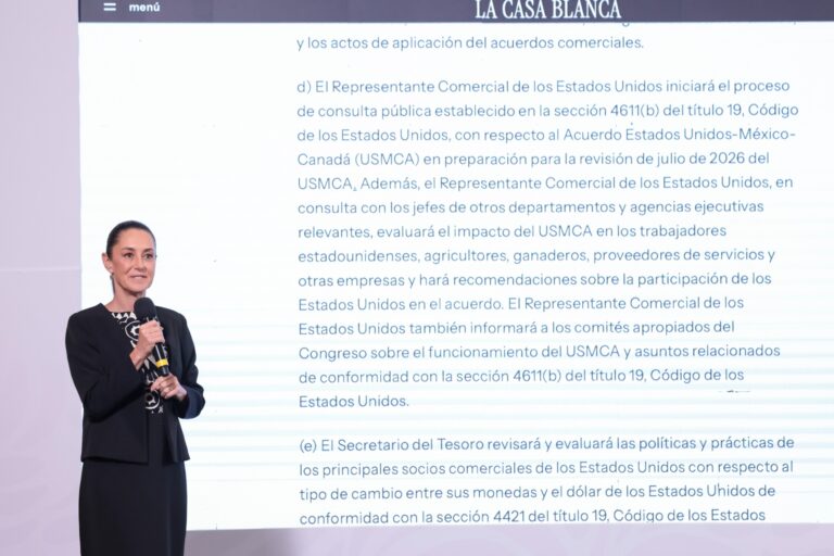INICIAN CONVERSACIONES ENTRE MÉXICO Y EU: PRESIDENTA CLAUDIA SHEINBAUM