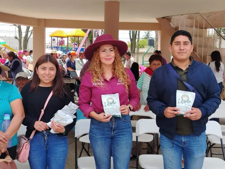 Delegada de Leche para el Bienestar, Paola Ruiz, amplia cobertura en las 17 juntas auxiliares de la capital poblana