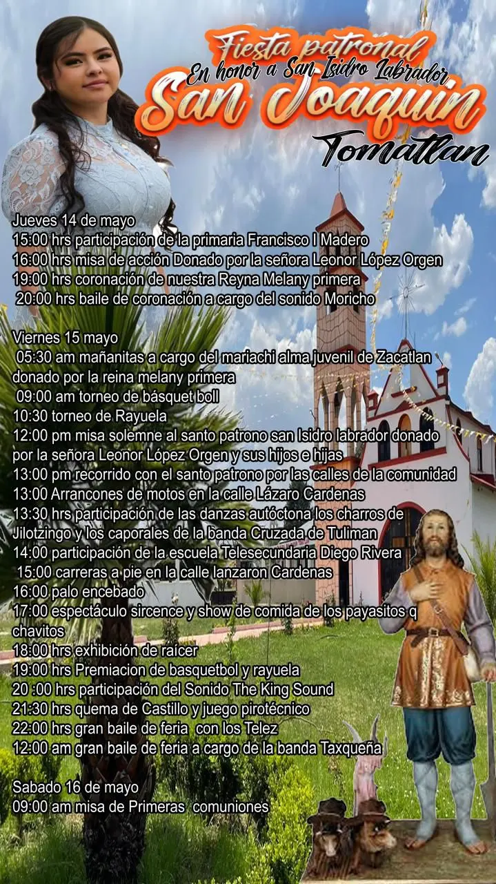 Presentan cartelera de fiestas patronales de mayo en Zacatlán