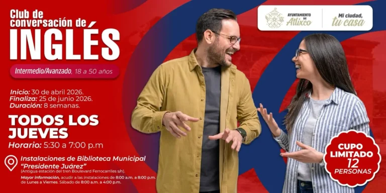 ARIADNA AYALA IMPULSA EL DESARROLLO: ABRE INSCRIPCIONES DE CURSO DE INGLÉS BÁSICO, INTERMEDIO Y AVANZADO