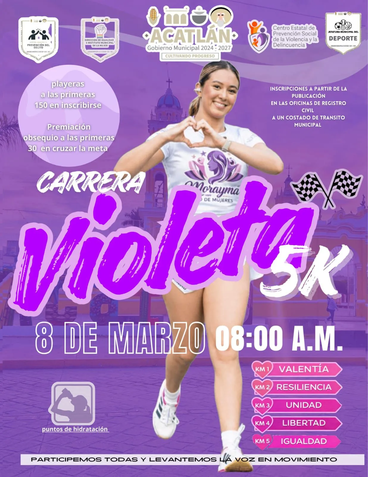Anuncia Gobierno de Acatlán agenda conmemorativa por el Día Internacional de la Mujer