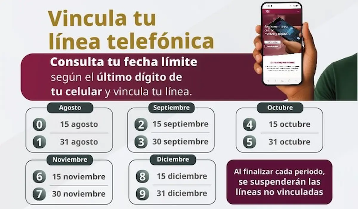 Dan prorroga para registro de lineas telefónicas antes de la suspensión.