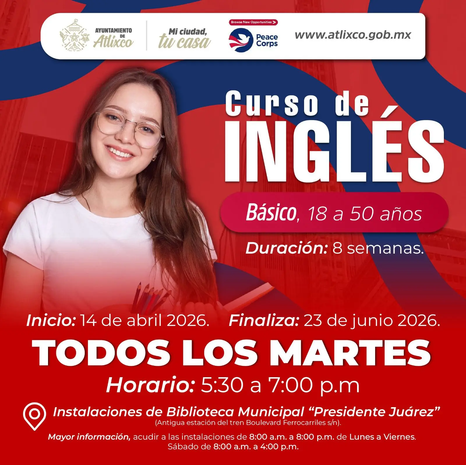 ARIADNA AYALA IMPULSA EL DESARROLLO: ABRE INSCRIPCIONES DE CURSO DE INGLÉS BÁSICO, INTERMEDIO Y AVANZADO