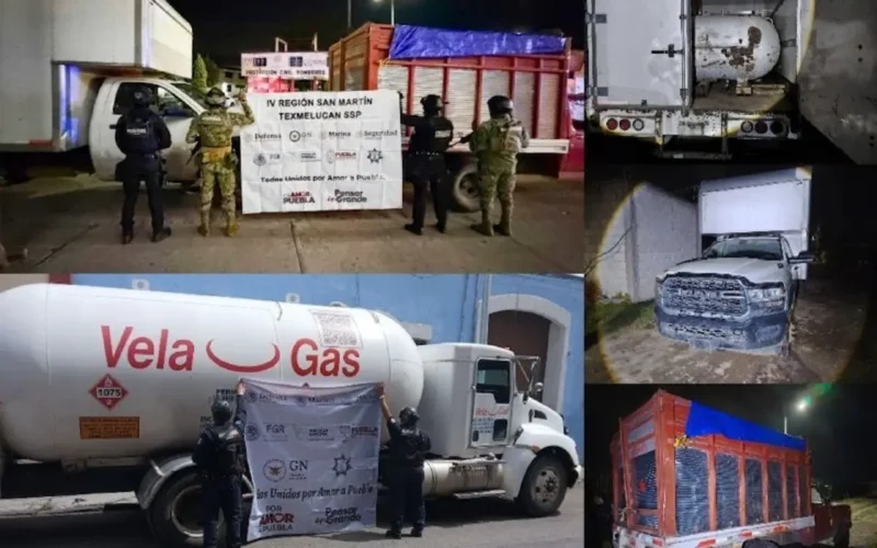 Golpe al huachigas: recuperan más de 58 mil litros de gas LP robado en Puebla