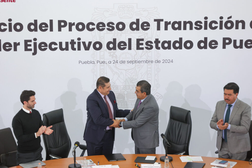 Inician Sergio Salomón y Alejandro Armenta proceso de Transición del Poder Ejecutivo