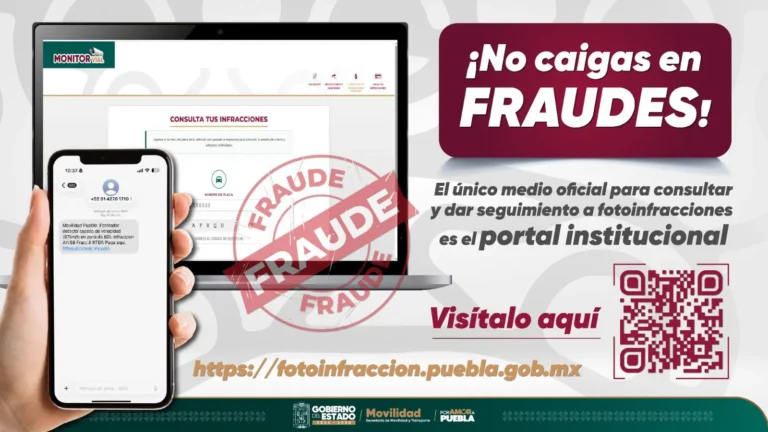 Gobierno estatal alerta sobre mensajes fraudulentos de multas por exceso de velocidad