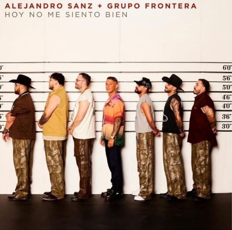 Alejandro Sanz y Grupo Frontera fusionaron su talento en “Hoy no me siento bien”.
