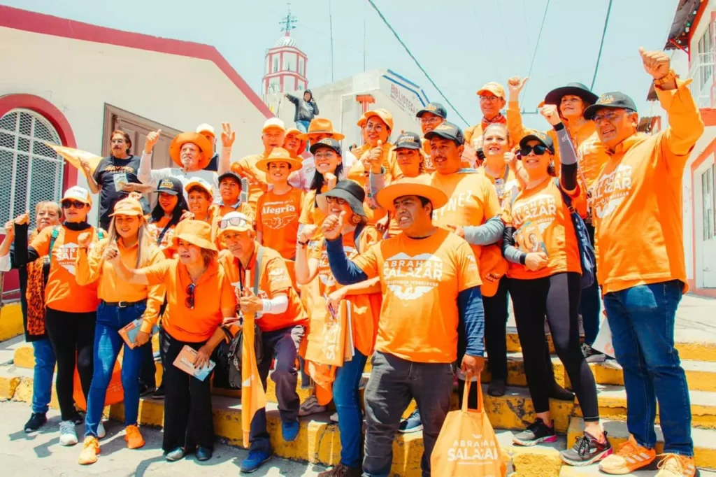 REFRENDA ABRAHAM SALAZAR COMPROMISO DE GARANTIZAR LA SEGURIDAD EN TEXMELUCAN