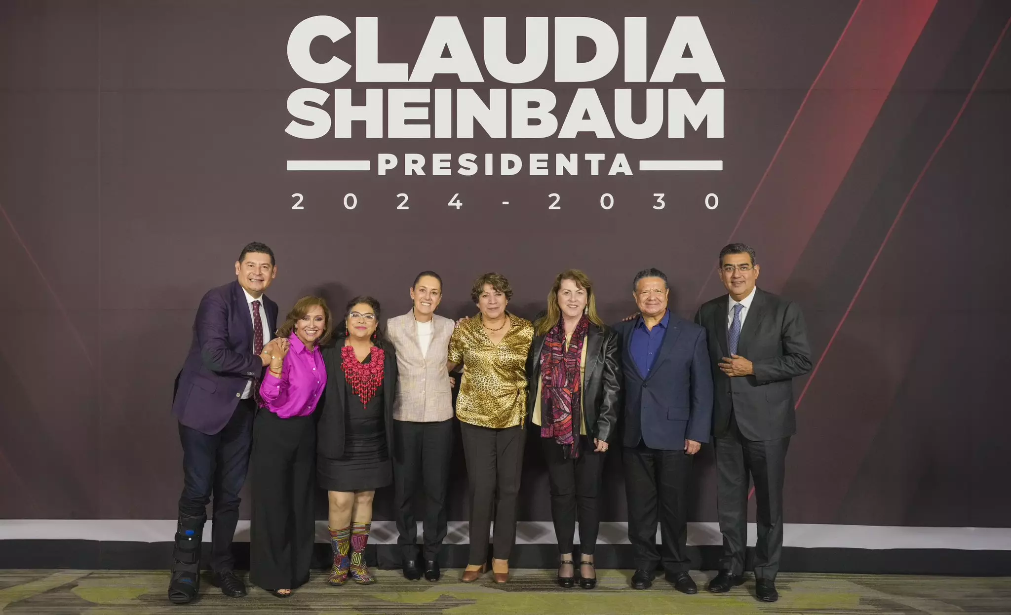 Claudia-sheinbaum-alejandro-armenta-sergio-salomón-Morena