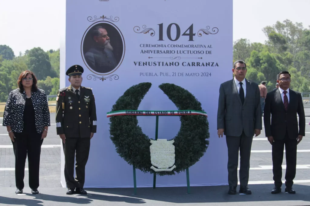 Encabeza titular del Ejecutivo aniversario luctuoso de Venustiano Carranza
