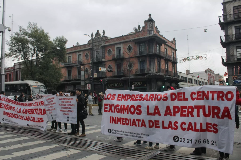 empresarios-centro-historico-manifestación