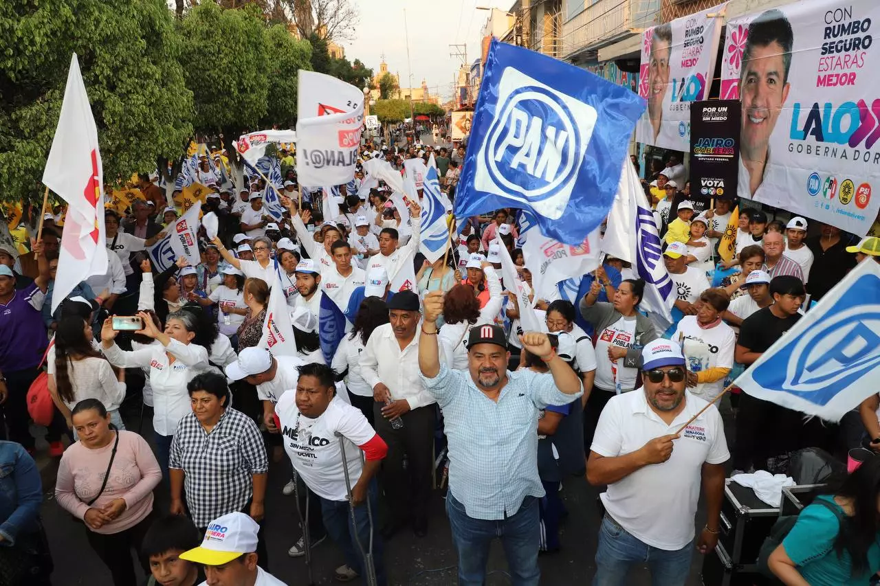 Texmelucan y Puebla merecen un rumbo seguro, aseveró Lalo Rivera