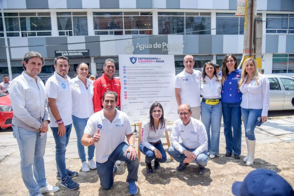 MARIO RIESTRA ANUNCIA LA CREACIÓN DE LA DEFENSORÍA DEL USUARIO DEL AGUA COMO ALCALDE DE PUEBLA
