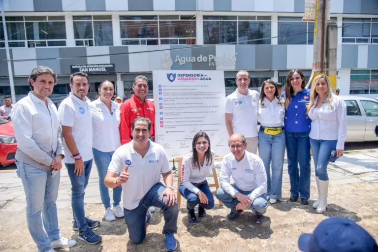 MARIO RIESTRA ANUNCIA LA CREACIÓN DE LA DEFENSORÍA DEL USUARIO DEL AGUA COMO ALCALDE DE PUEBLA