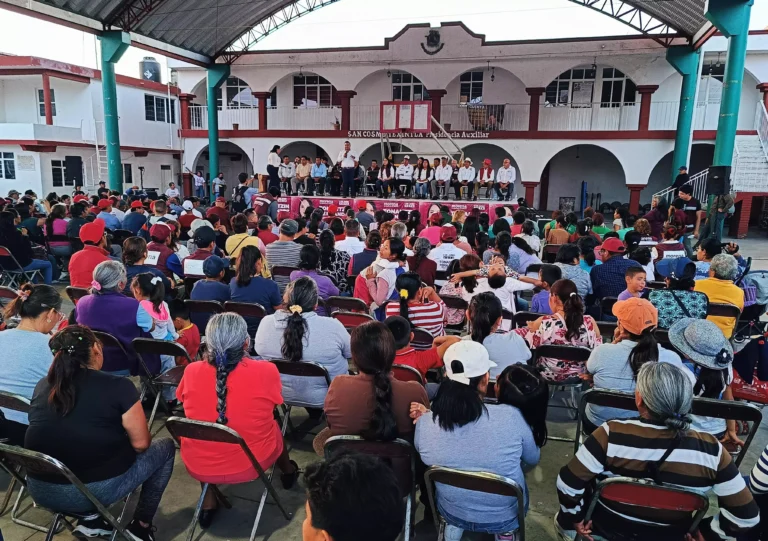Desde San Cosme, cientos de cholultecas y liderazgos dan espaldarazo a Tonantzin Fernández
