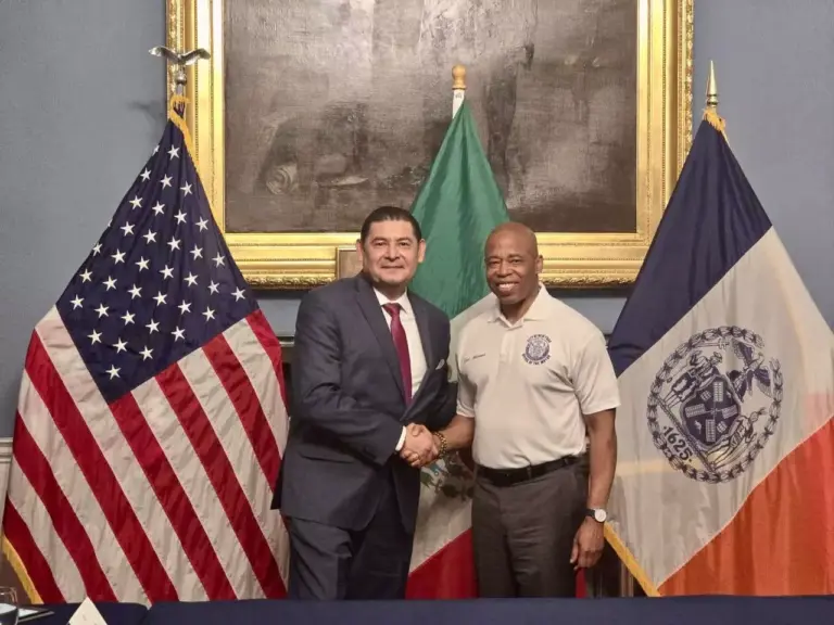 Gira de Trabajo del Gobierno de Transición de Puebla en Nueva York fortalece la Seguridad Estatal