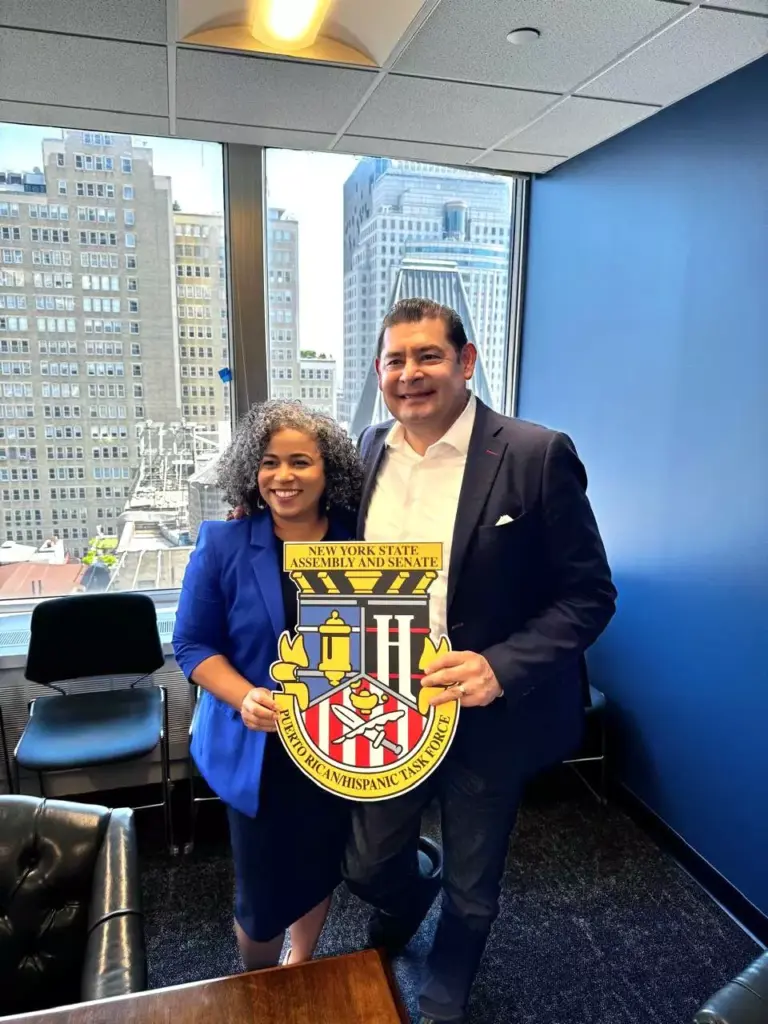 Gobernador Electo Alejandro Armenta y Asambleísta Karines Reyes promueven hermanamiento Puebla-Nueva York