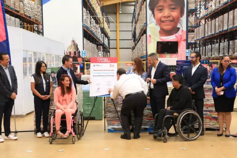 AYUNTAMIENTO DE PUEBLA Y BANCO DE ALIMENTOS RENUEVAN CONVENIO DE COLABORACIÓN