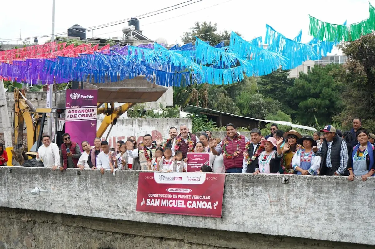 Arranca Gobierno de Pepe Chedraui construcción del Puente Vehicular de San Miguel Canoa