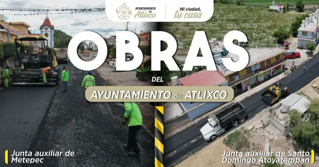 Atlixco se transforma gracias a las obras con sentido social