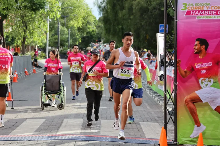 Celebran Gobierno de Pepe Chedraui y Banco de Alimentos la Carrera “Corre y Comparte, Hambre Cero Puebla 2026”
