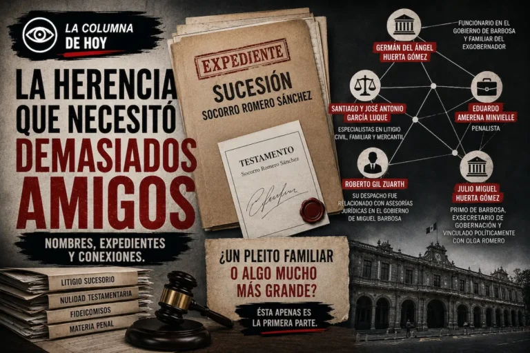 LA HERENCIA QUE NECESITÓ DEMASIADOS AMIGOS