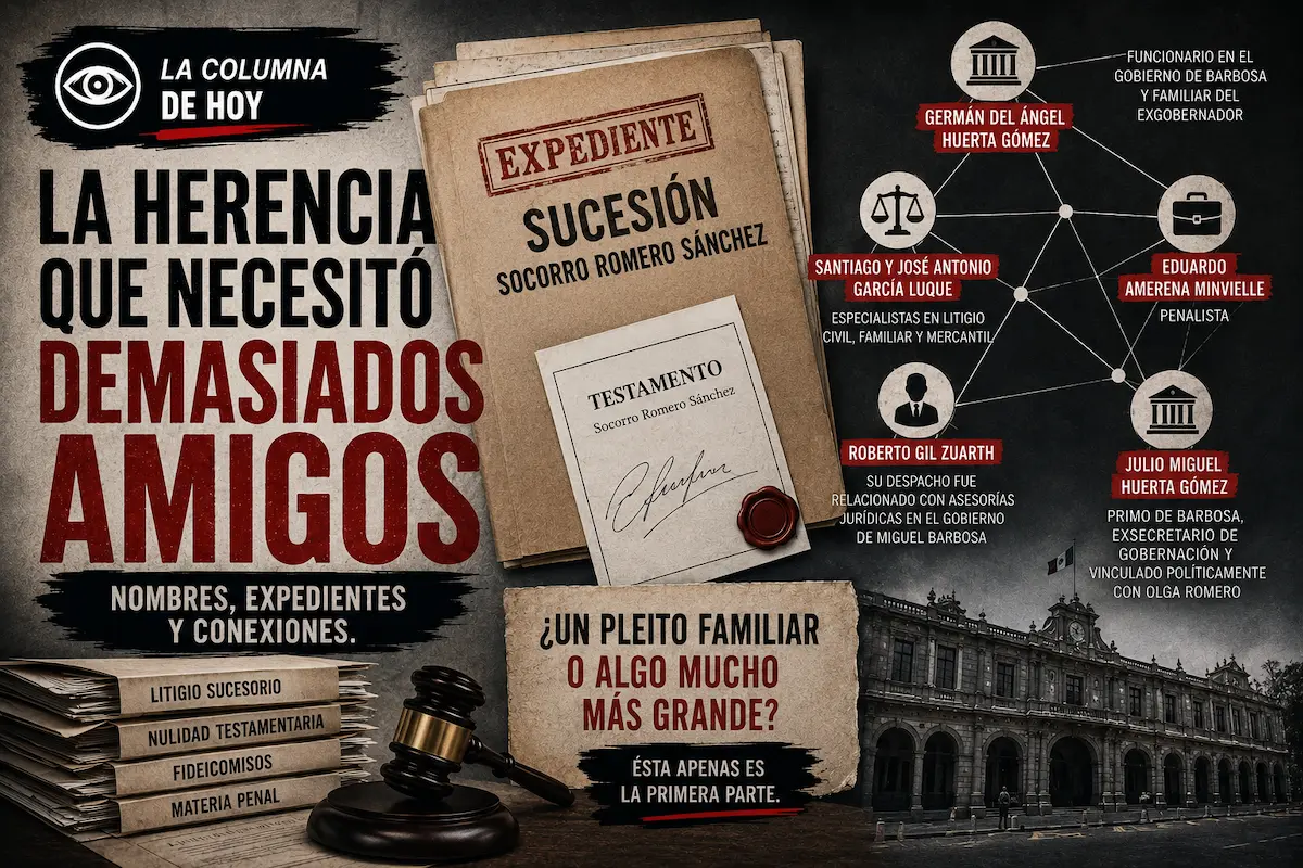 LA HERENCIA QUE NECESITÓ DEMASIADOS AMIGOS