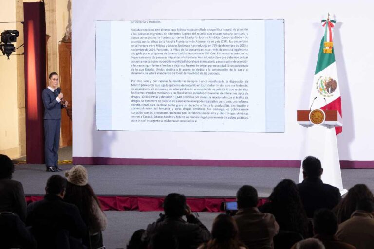 “A un arancel, vendrá otro en respuesta”: Claudia Sheinbaum
