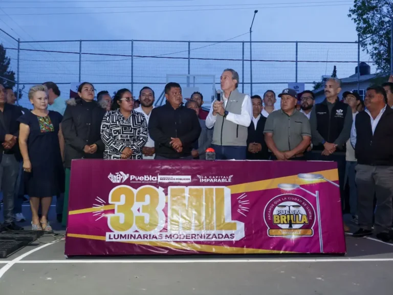 Con Puebla Brilla Pepe Chedraui ha modernizado más de 33 mil luminarias con tecnología LED en la capital