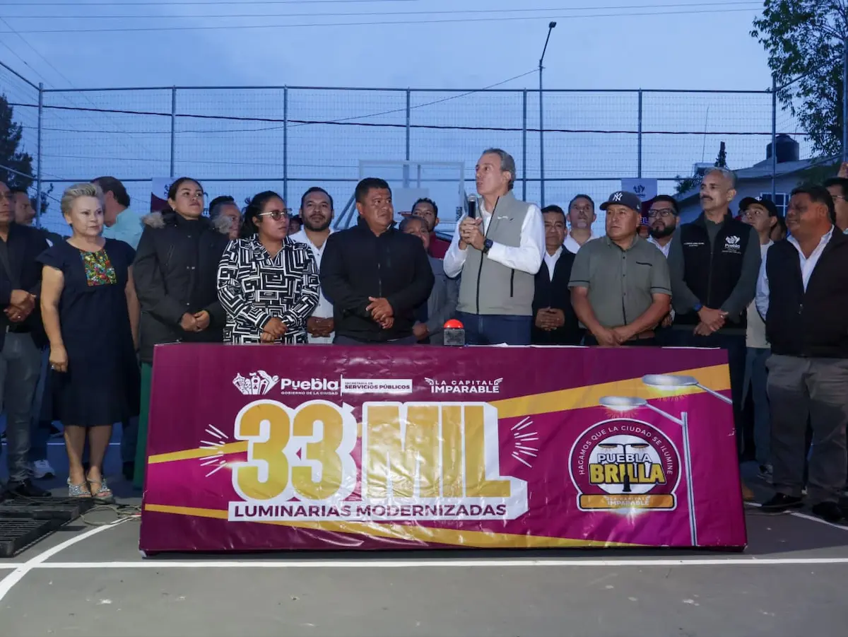 Con Puebla Brilla Pepe Chedraui ha modernizado más de 33 mil luminarias con tecnología LED en la capital