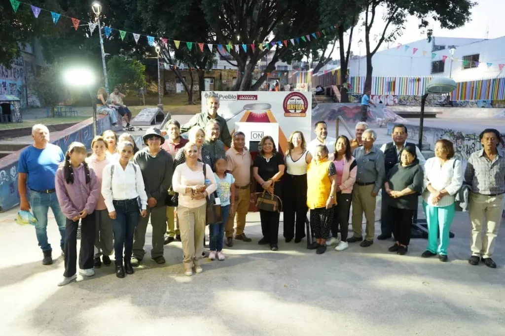 Con Puebla Brilla, Pepe Chedraui logra cobertura total de luminarias LED en el Barrio de Xonaca