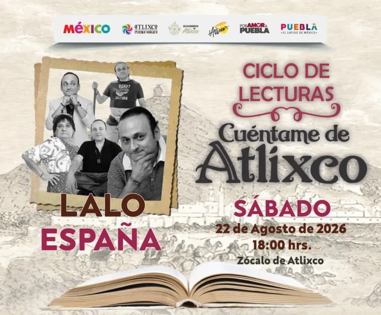 Cultura con lectura: ven al Cuéntame de Atlixco con Lalo España