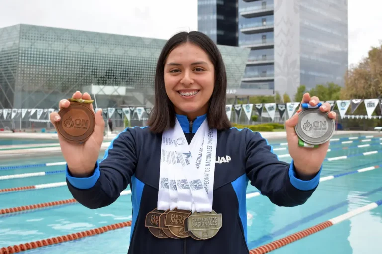 Destaca estudiante BUAP en competencias nacionales de natación