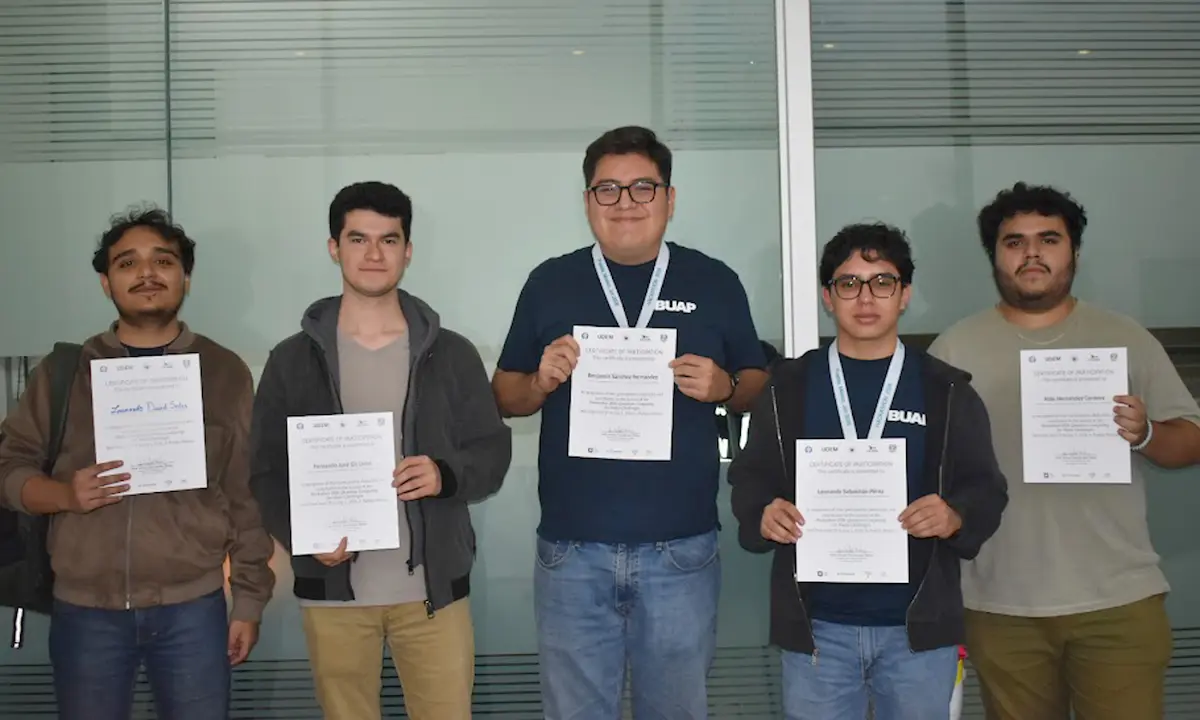 Destacan alumnos BUAP en el “Hackathon LATAM 2026 Quantum Computing for Water Challenges”