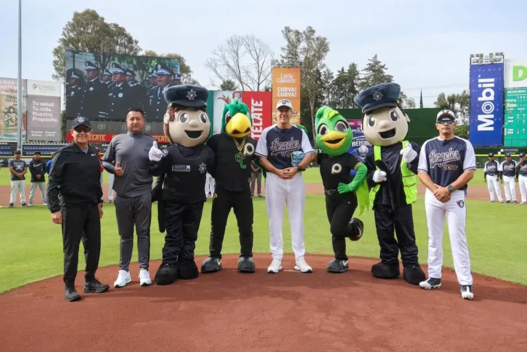 Encabeza Pepe Chedraui encuentro amistoso de béisbol entre Policía de la Ciudad y SSP Estatal