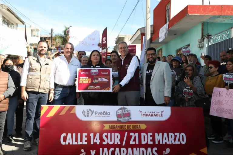 Encabeza Pepe Chedraui trabajos de rehabilitación vial en la Junta Auxiliar de San Jerónimo Caleras